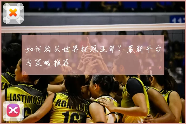 如何购买世界杯冠亚军？最新平台与策略推荐