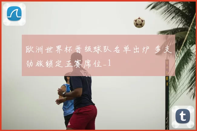 欧洲世界杯晋级球队名单出炉 多支劲旅锁定正赛席位_1